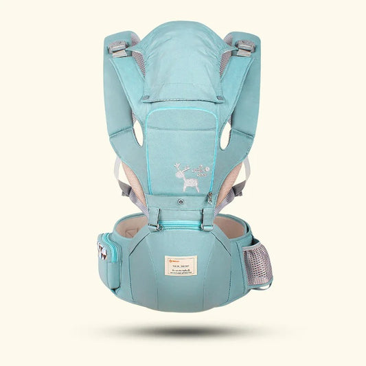 Ergonomic Baby Carrier with Hipseat – Infant & Toddler Kangaroo Sling for Travel