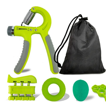 Adjustable Hand Grip Strengthener with Counter – Wrist & Finger Exercise Trainer